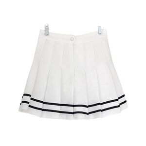 H&M Pleated Varsity/Tennis Striped Y2K Skirt